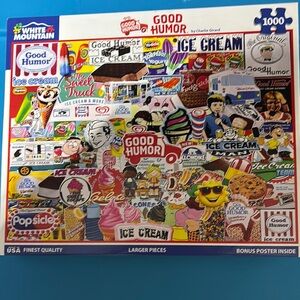 White Mountain Good Humor Puzzle - Multicolor